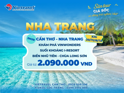 Vietravel - Tour Cần Thơ Nha Trang